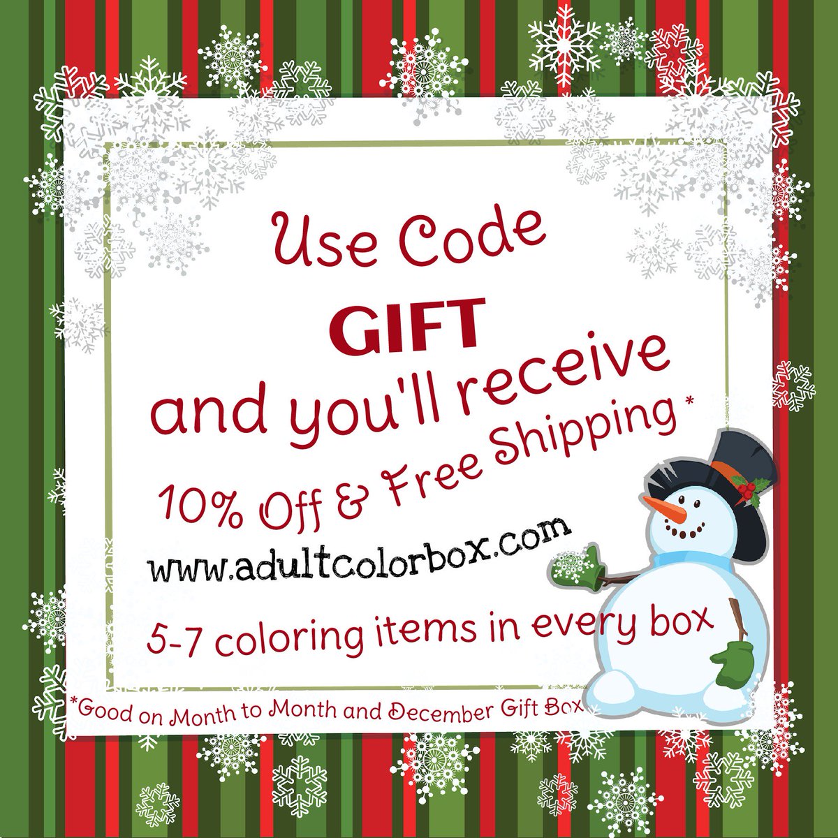 AdultColorBox's tweet photo. Perfect Gift 4 the adult who likes to color! Adult Coloring Subscription Box! #coloringbook #gelpens #adultcolorbox https://t.co/f6IW1NDmOf