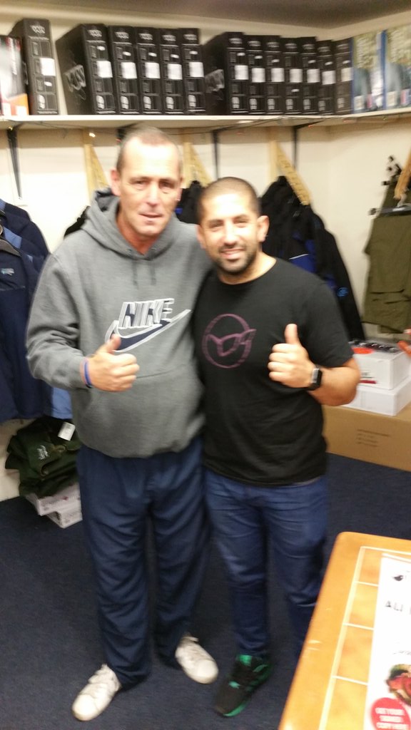 At the fishing shop today