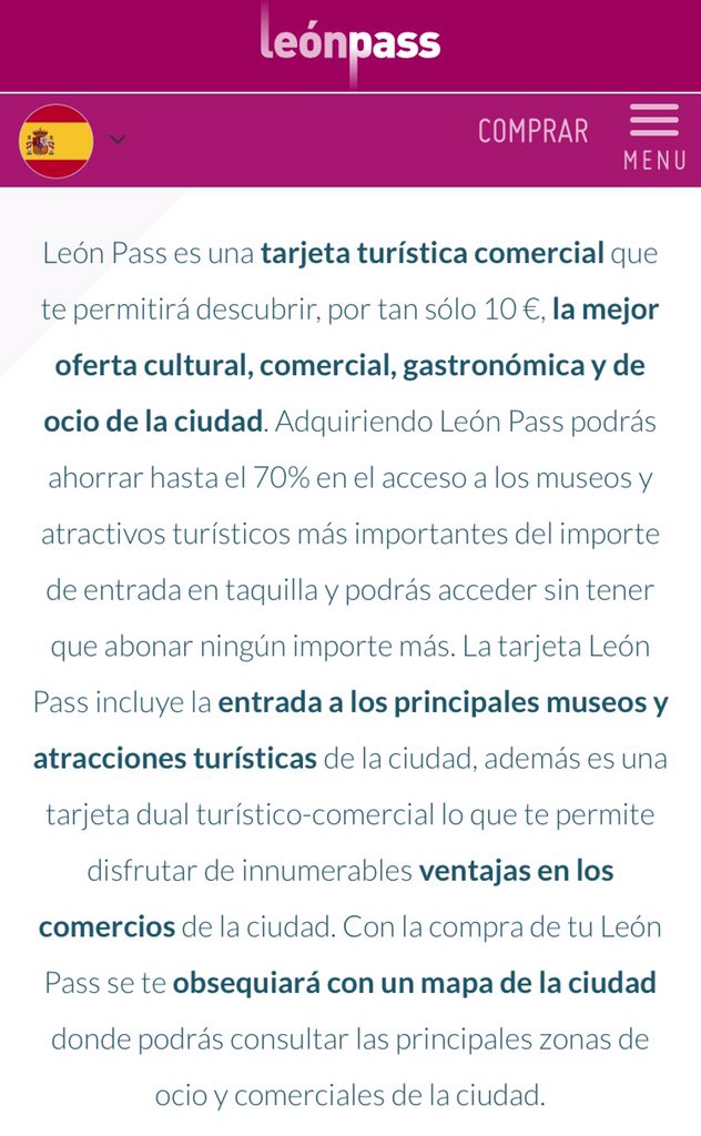 LeonAyto's tweet photo. #TarjetaLeónPass Descubre #LeónEsp Cultura,gastronomía, comercio #LeónEstádeModa #linkcompra https://t.co/goWNduVEwF https://t.co/eiOrwhbnez