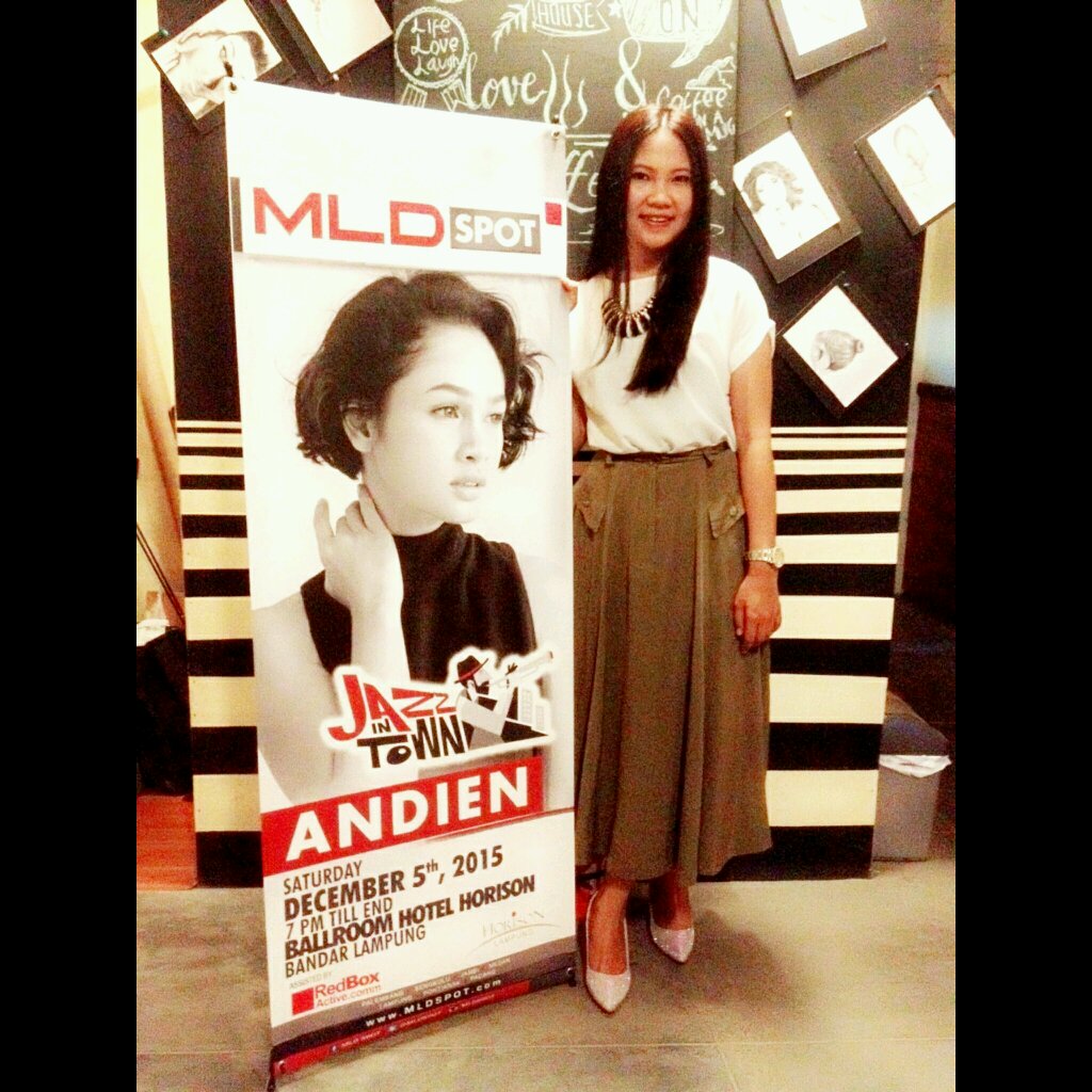 Thanks  @keikoBahabia and <a href="/MLDspot_LPG/">Lampung Spot</a> for free ticket to watch Jazz in town with Andien