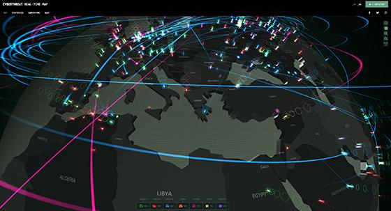 Meervoudig bekroonde cybermap.kaspersky.com van <a href="/minivegas/">Minivegas</a> voor <a href="/kaspersky/">Kaspersky</a> > 05.12.2015 op dutchdesigndaily.com