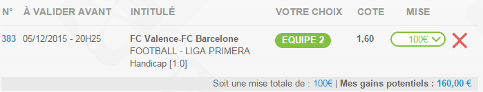 OKPronos's tweet image. Pari simple: Cote 1.60
Barça -1 : 1.60