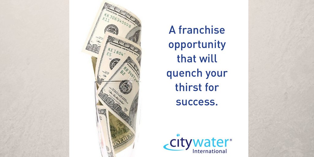 WaterFranchise's tweet image. A Franchise Opportunity that will Quench your Thirst for Success!
citywaterfranchise.com
#franchising #Canada #US