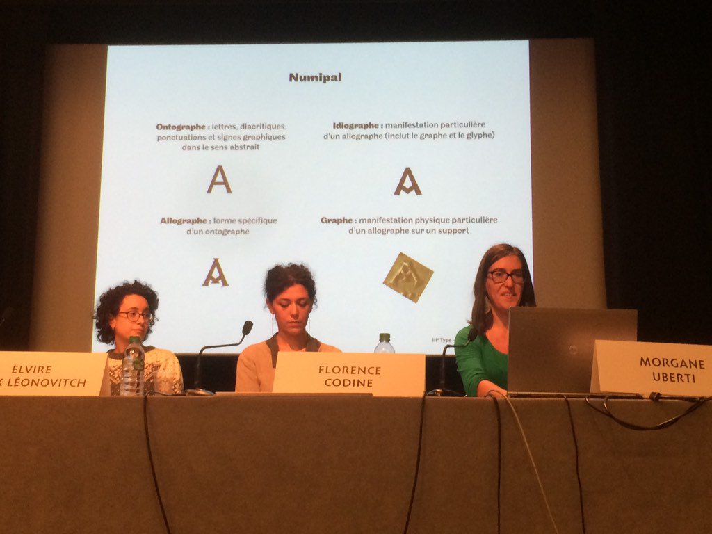 ANRT_type's tweet photo. #IIIeTYPE Florence Codine explique les nuances entre graphes, allographes, ontographes, idiographes #transcription https://t.co/WfhsfoYsc5