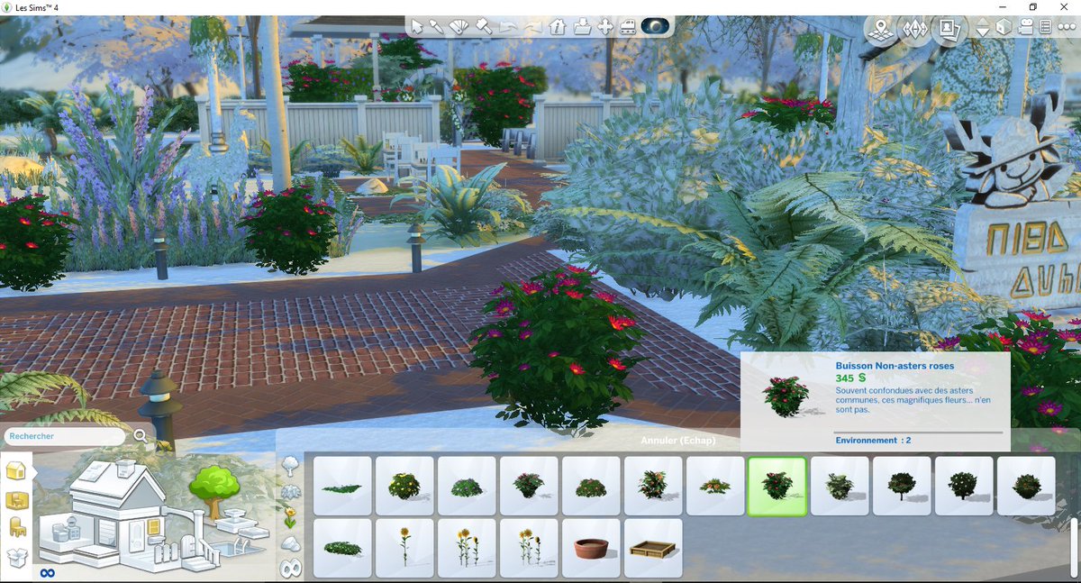 Sim_Cookie's tweet image. My bad guys I forgot to put one plant into winter mod!  #Snowmod!