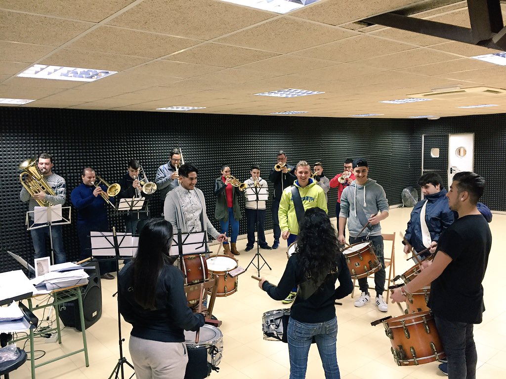amarguralorca's tweet photo. Mañana de ensayo para la grabación de nuestra marcha en Origen 3 @OrionSymphony  @AgustinCastroRo @JorgeAguilaO https://t.co/b8MwvoWYb6