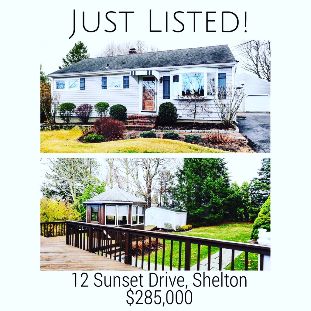 palmieri_ab's tweet image. Just Listed! 12 Sunset Drive, Shelton, CT $285,000. #ctrealestate #firsttimebuyer #downsizer