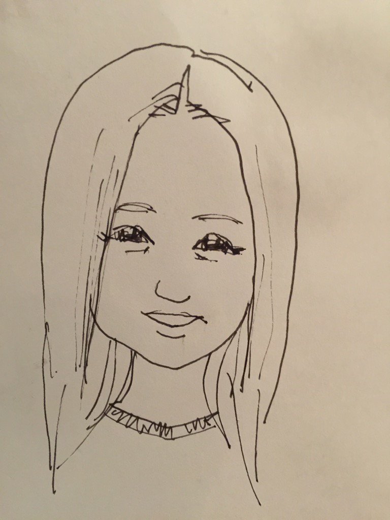 イラストレーターの宮本明彦さんに、似顔絵描いてもらいました(^-^) 
