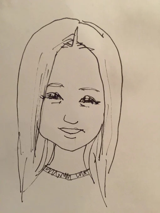 イラストレーターの宮本明彦さんに、似顔絵描いてもらいました(^-^) 