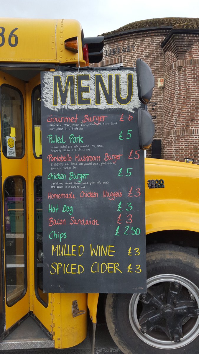 MyWayKitchen's tweet image. Our menu today at this year's @Yulefest #Coulsdon
