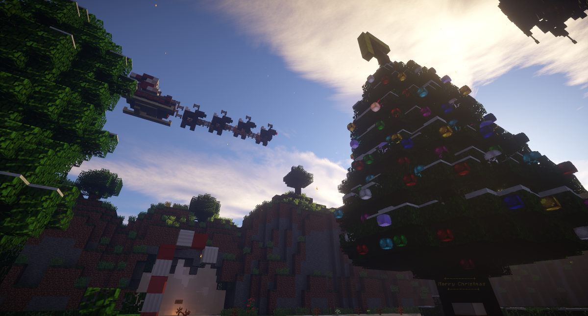FruitServers's tweet photo. Christmas spawn done by Gamerbabe! https://t.co/Qoh75uyWyP
