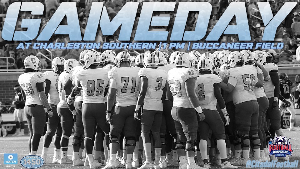 It's Gameday!!! Our second-round NCAA Playoff game begins at 1 pm. Watch on ESPN3 &amp; WatchESPN app #FireThoseCannons
