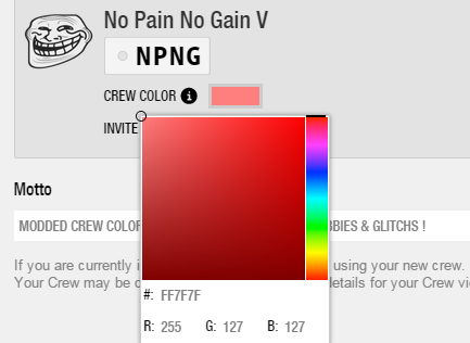 G4ME_H4CK's tweet photo. Pale Fluo Red ! (by @G4ME_H4CK)
#FF7F7F
255, 127, 127 https://t.co/ZKMZFAVMo3