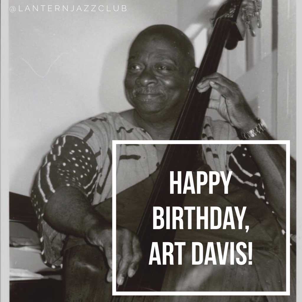 Happy birthday, Art Davis!   