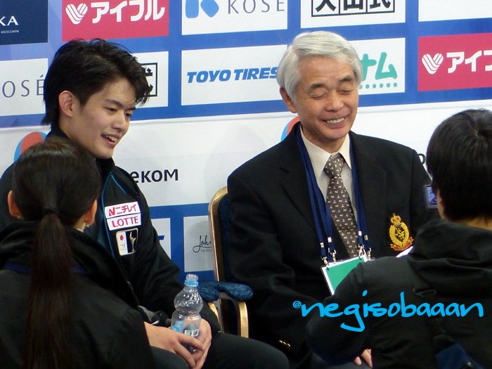 negisobaaan's tweet photo. Takahiko Kozuka FS " io ci saro" &amp;Kiss&amp;Cry #CoR15 たかひこさんFSとキスクラ https://t.co/WOV0v2f9Vr