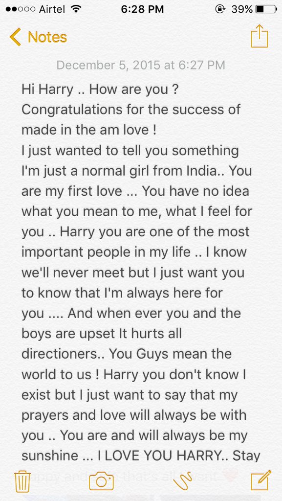 Harrysmine79's tweet photo. Hi Harry ❤️
Hope you're having a lovely day .. 
Please read this .. #MTVStars one direction https://t.co/mSz0wPAUS3