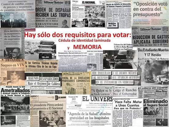 andreagomezj's tweet photo. REQUISITOS PARA VOTAR
1-Cédula de Identidad
2-MEMORIA
#VictoriaPerfecta6D
#ConLosCultores #RevoluciónCulturalAndando https://t.co/0gcREXAlDe