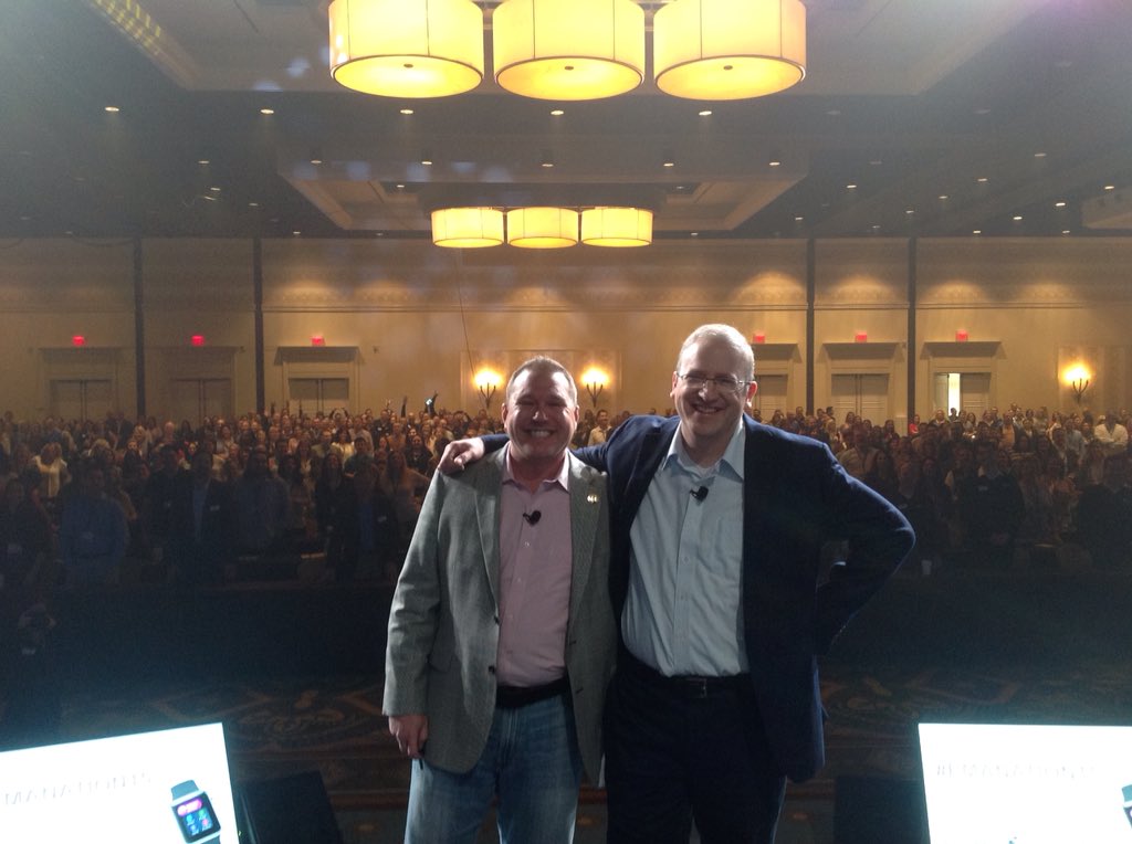 modmed's tweet image. @dancane &amp;amp; @modmed_EMA_CMO &amp;amp; over 1,000 of our closest friends rock #EMANation15 !