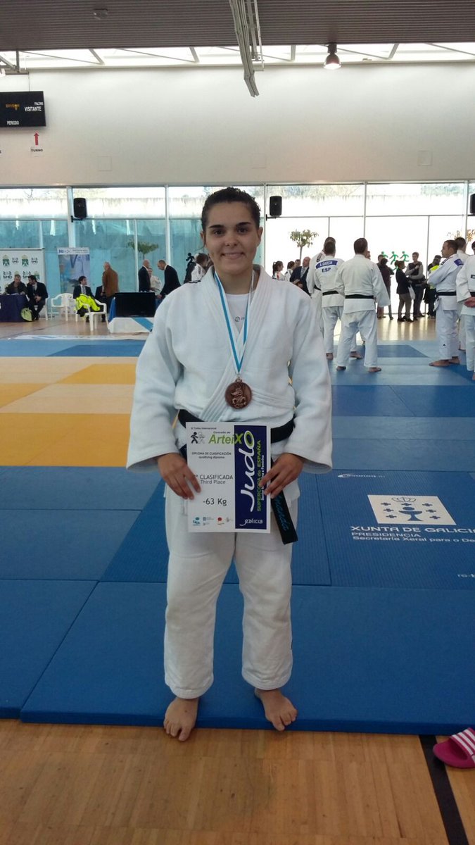 FedexJudo's tweet photo. Imagenes del podium de Amanda Ruiz en la Supercopa senior de Arteixo https://t.co/TiwAsQmmnG