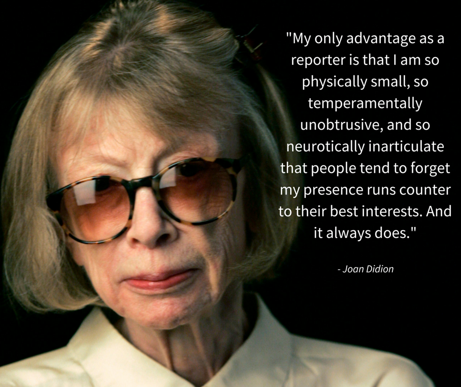 HuffingtonPost: badgirlpripri: Happy birthday Joan Didion, original icon of imposter syndrome 