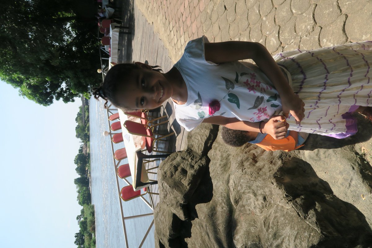 groundup193's tweet photo. Ellyana has been dying for a good internet connection to show @MrsBurdenSL her visit to the Nile River https://t.co/cecHpQBjos