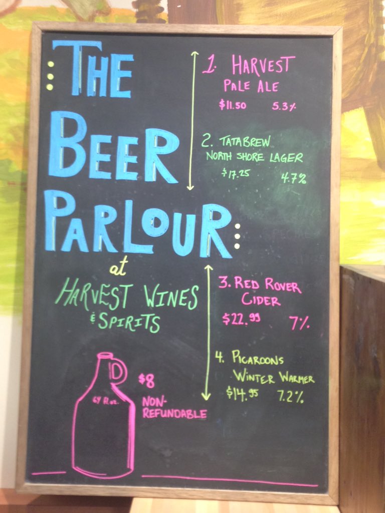 Updated taplist! <a href="/RedRoverCider/">RedRover Craft Cider</a> <a href="/TataBrew/">Tatamagouche Brewing</a> @picaroons