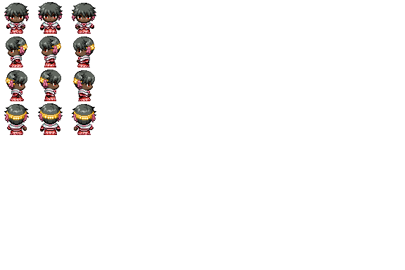Soaring_Dreams's tweet photo. #indiedev #rpgmakerMV Project #Rossidia-Reboot Azalea is back and her Rose Maiden Sisters https://t.co/gQeCq40uCt