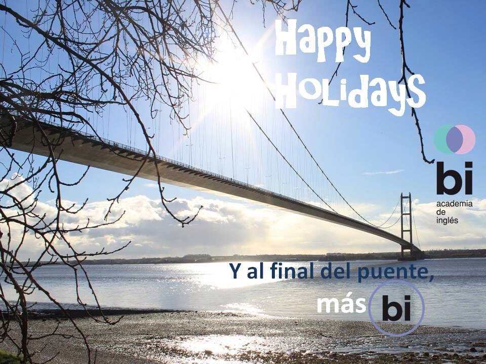 academiabi's tweet photo. Feliz puente ... #academiabi #inglés #masbi https://t.co/jbM9gedjh1