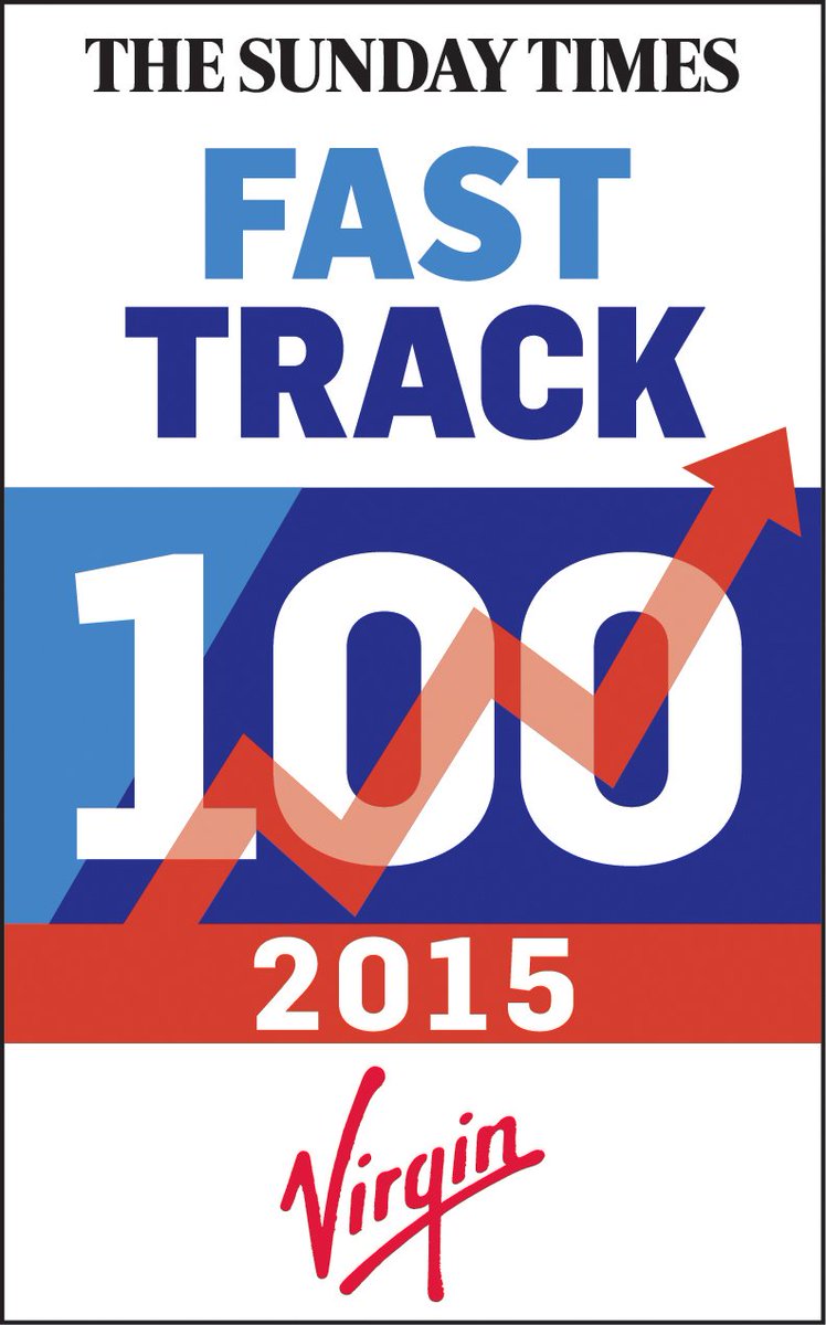 We are proud to announce we are in the Top 5 in the 19th annual Sunday Times Virgin #FastTrack100 ! @ST_FastTrack