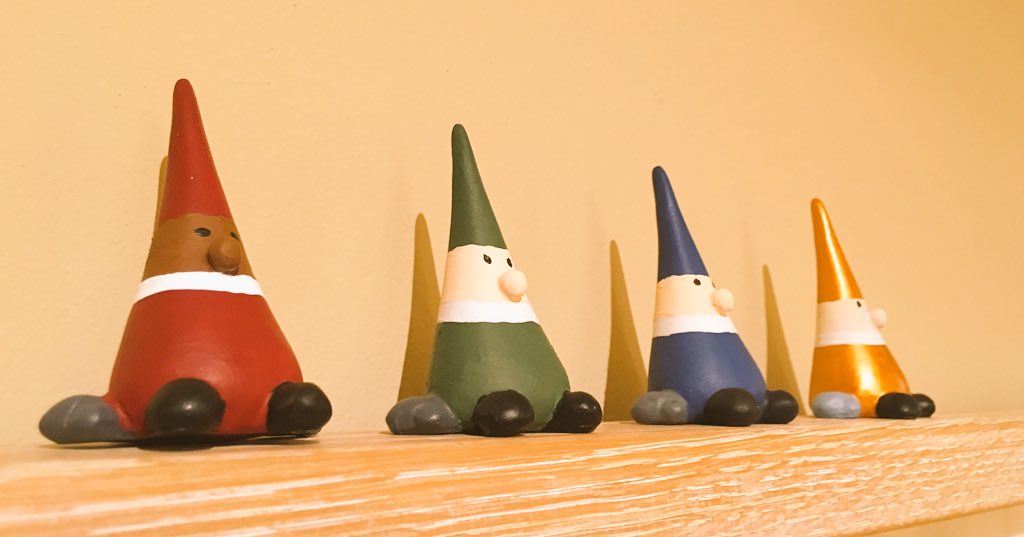AJHAJH's tweet photo. Christmas decorations are up #tomtes https://t.co/TH21S7vXk3