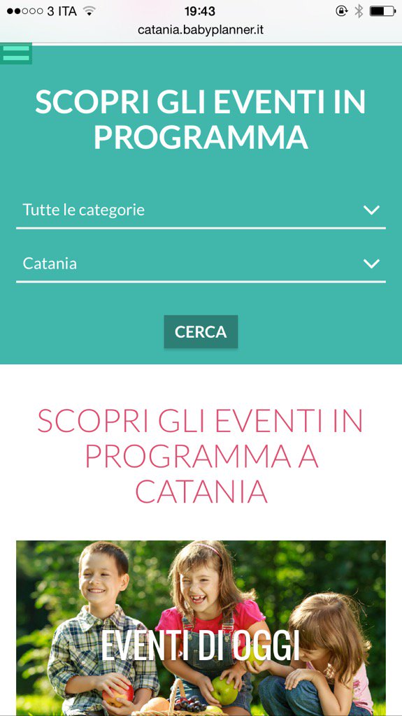 Anche a #catania c'è <a href="/BlogBabyPlanner/">BlogBabyPlanner</a>  l'agenda online degli eventi per bambini. #sapevatelo catania.babyplanner.it