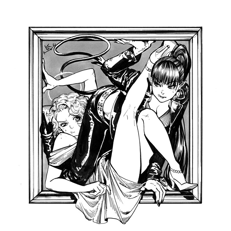起きては描き・描いては寝るの毎日なので、相変わらず告知と絵の投稿ばかりですが、フォローしてくれてどうもありがとうございます。これからもよろしくお願いします。Thanks For the #10000follwers !