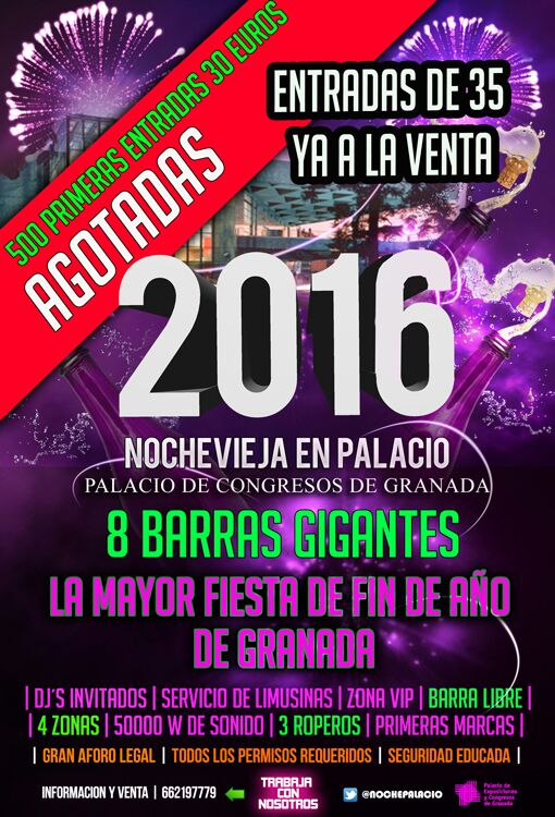 NochePalacio's tweet photo. Primeras 500 entradas a 30€ agotadas, empezamos con el segundo tramo de entradas a 35€ no esperes a que suban!!! https://t.co/sOGxD3tFhR