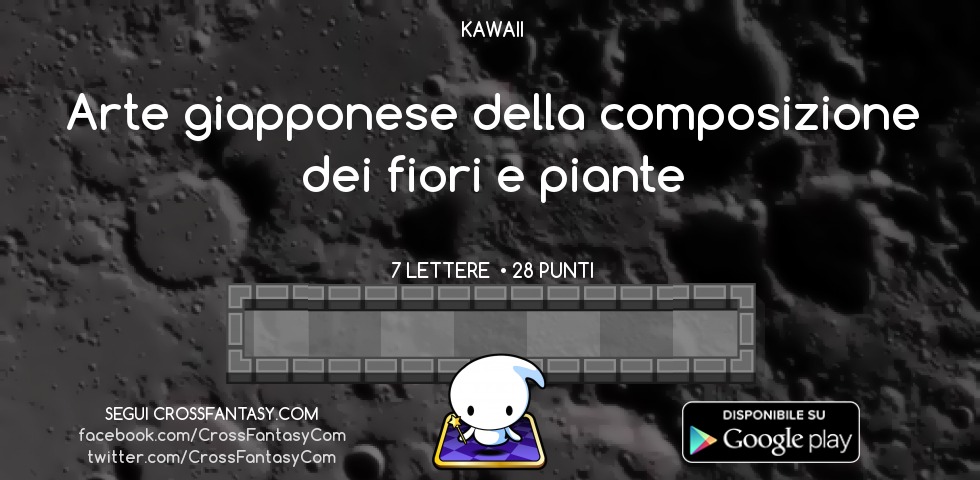 CrossFantasyCom's tweet photo. #domanda 7 lettere #kawaii #giappone #arte https://t.co/gylZ8H3hS3
