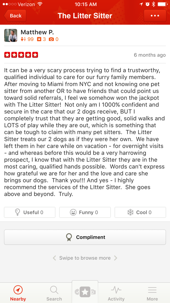 RelaxInMiami's tweet photo. TheLitterSitter: Just one of the many reasons Miami Beach locals choose TLS as their primary pet sitters! #miamido… https://t.co/9vQMN7QRNq