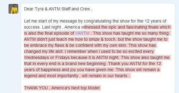 ANTM Memories (@MemoriesANTM) / Posts / X