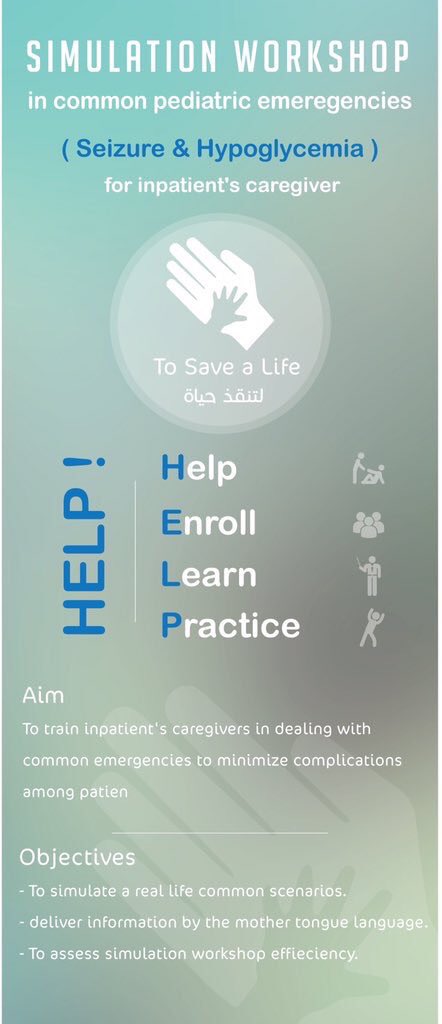 Help_PtSafety's tweet photo. ماتنسوا تشرفونا غدا إن شاء الله من ٩ص-١٢ في القاعة الرئيسية للمستشفى الجامعي 😍😍
@ptsafety201 
@Help_PtSafety https://t.co/TLKW2fnlfi