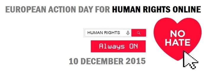 Verso il 10 Dic, promuoviamo insieme Giornata europea per i #DirittiUmani on line. #NoAllOdio #NoHateSpeech #ApiceUE