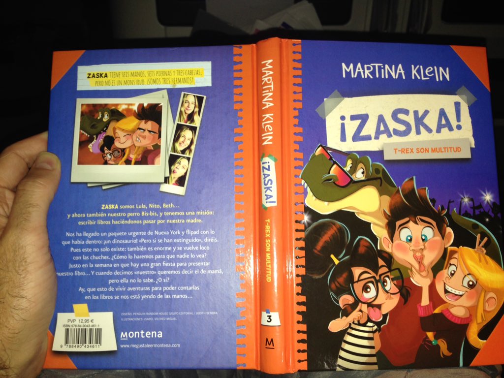 alexcorretja74's tweet photo. Gracias a las aventuras de Zaska el viaje se me ha pasado volando @martinakleinpro 😉! #Zaskafan #Zaska3 https://t.co/Z9e6R2e7nA