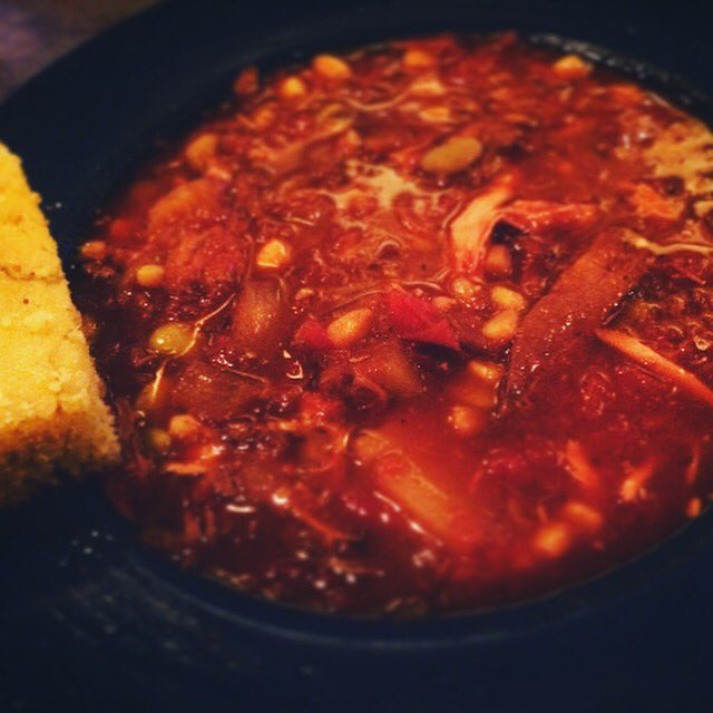What could be better than Brunswick Stew on this chilly day? #mojohogtownbbq #gainesville #bbq