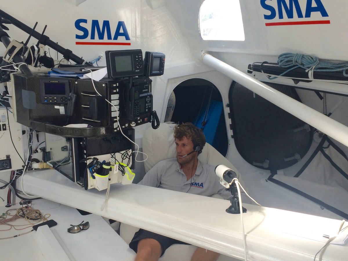 ImocaGS's tweet photo. En direct de St-Barth @PaulMEILHAT @SMAVoile sur l'Espace Bretagne Tendances &amp; Innovations (F08) @NauticParis #BPLF https://t.co/uRYJUDm1Nt