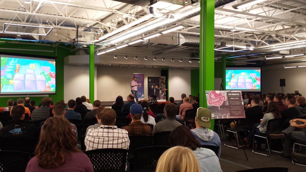 Leveling up my front end ninja skills at #cssdayio -  Cool UI conference hosted by <a href="/Infusionsoft/">INFUSIONSOFT</a>