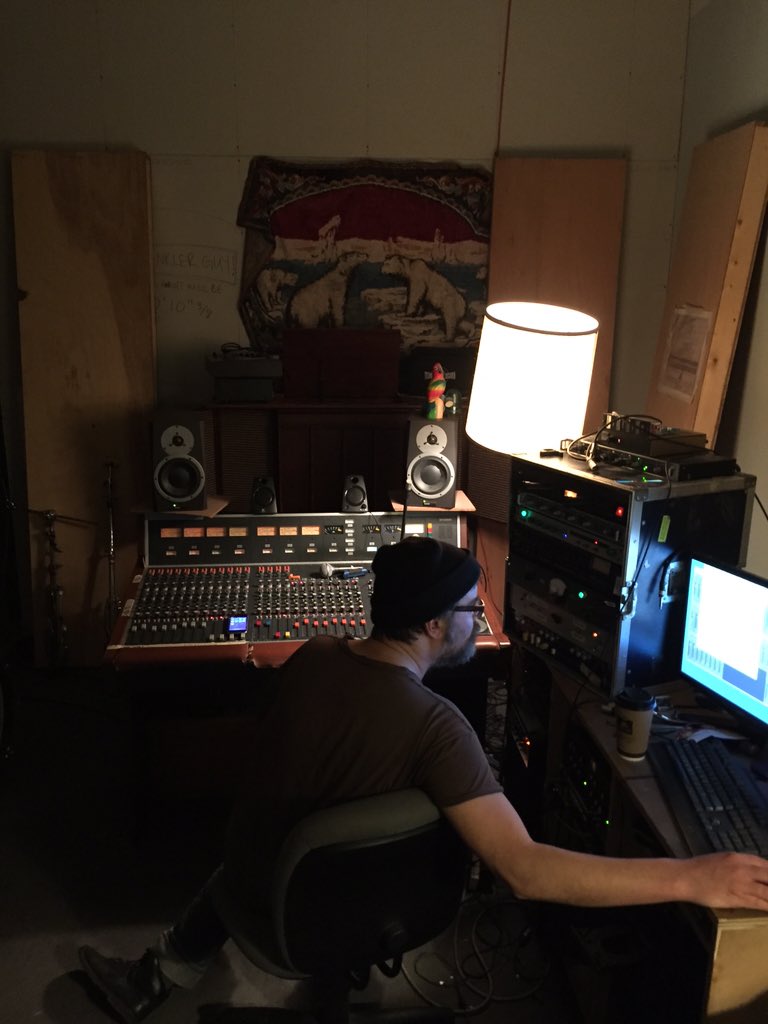 RefDeskBand's tweet photo. We've been quiet for awhile but we're recording today with @echochamberhfx https://t.co/crpZeMfWrs
