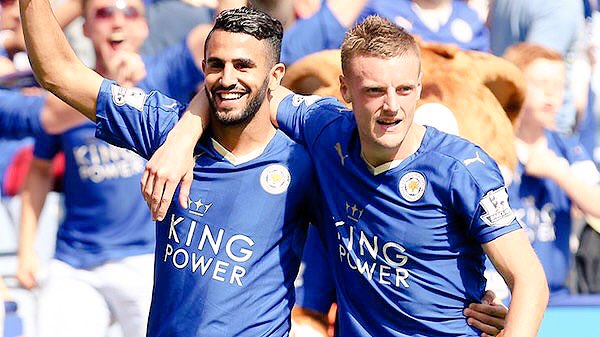 Footballogue's tweet photo. [#Stats] Jamie Vardy et Riyad Mahrez en PL cette saison:

Buts: 24 https://t.co/9E7zgbV2mH