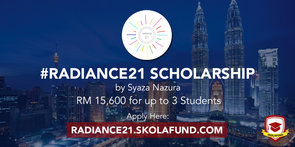 nazu2308's tweet photo. 4 days left to submit your application for the #radiance21 scholarship!

Apply now at https://t.co/7Ued93oIn2 ! https://t.co/HWScJ9MyFH