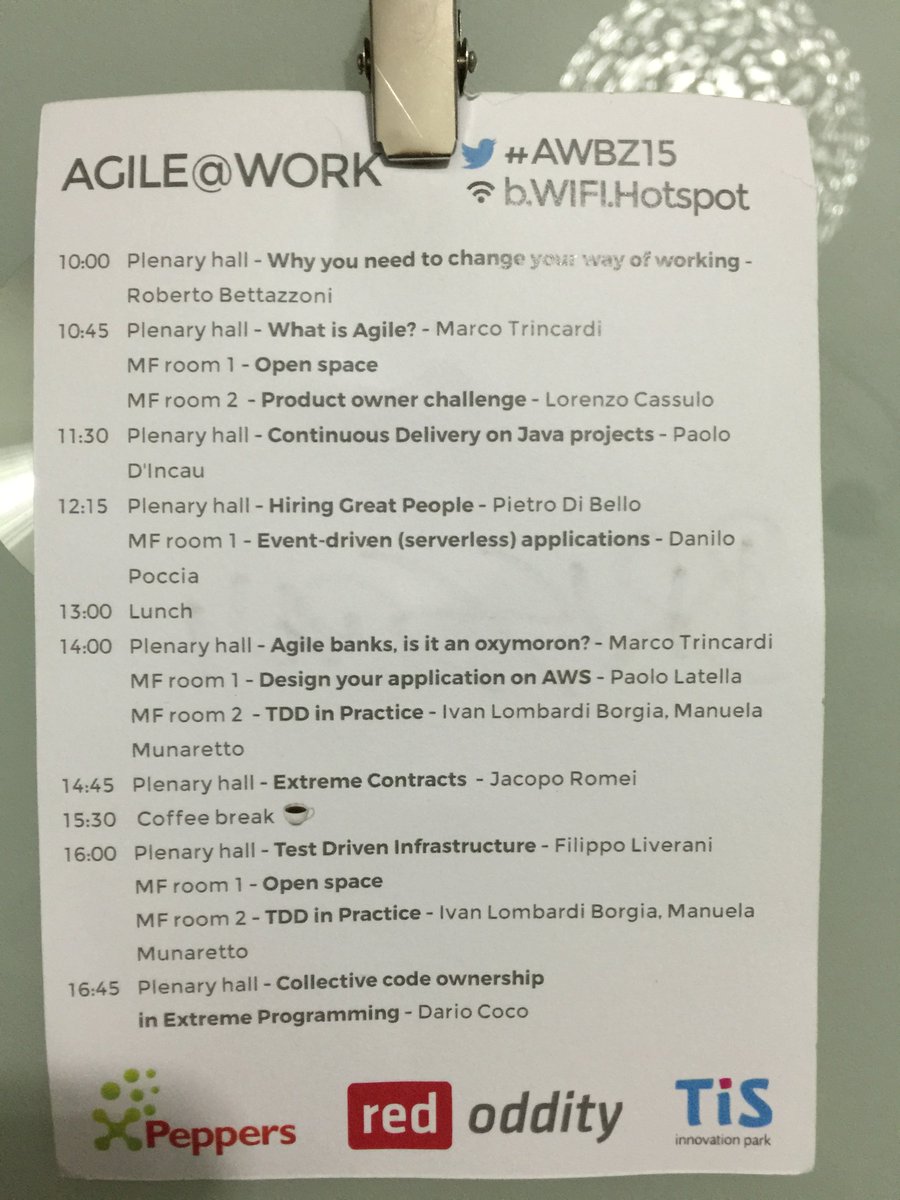 MovaliaITS's tweet photo. Also Movalia at #awbz15. Awesome conference that the big players couldn't lose! Thanks to @xpeppers and @bettazzoni https://t.co/RQtlhOWUbG