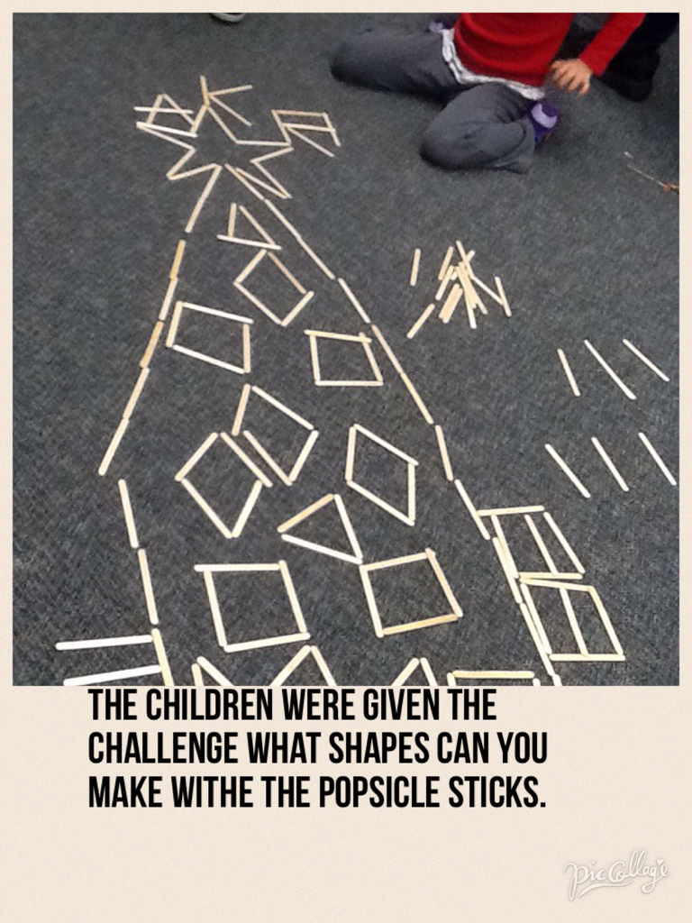 codkindy514's tweet photo. The children were given the challenge what shapes can you make withe the Popsicle s https://t.co/ahuWdH4fTZ https://t.co/OajyxC59Cz