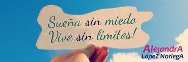 alejandralopesn's tweet photo. Sueña sin miedo, vive sin limites! Excelente sábado para tod@s. https://t.co/7px2IHqK4R
