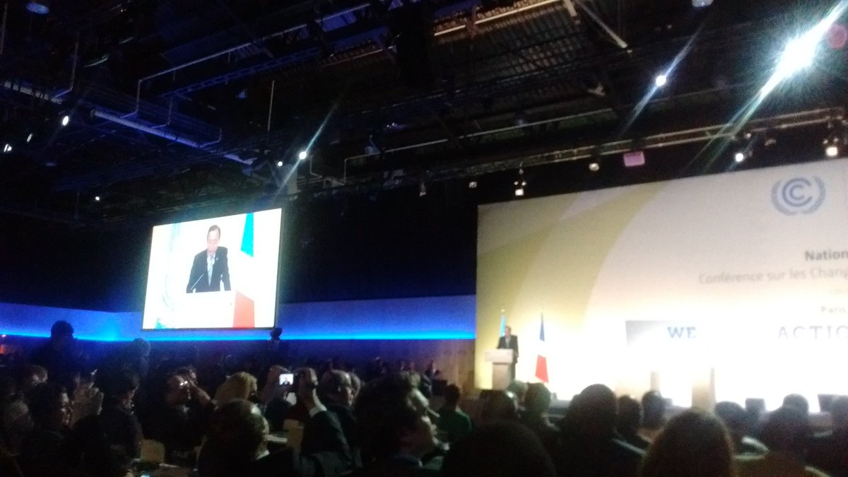 chatoncynique's tweet photo. "Without climate action there can be no sustainable development" @BanKimoon_amdg #actionday #COP21 https://t.co/2E53CyMtmT