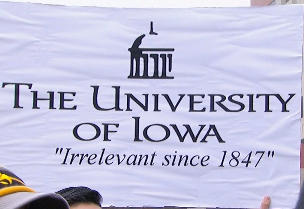 CollegeGameDay's tweet photo. Pretty sure that's not the slogan... https://t.co/xc7RZDYgzC